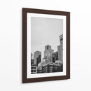 Skyline de Seattle - Blanco y Negro  - Wandering Pixels Co. | Cuadro decorativo de Canvas Lab