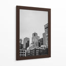 Skyline de Seattle - Blanco y Negro  - Wandering Pixels Co. | Cuadro decorativo de Canvas Lab