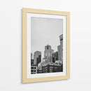 Skyline de Seattle - Blanco y Negro  - Wandering Pixels Co. | Cuadro decorativo de Canvas Lab