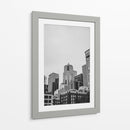 Skyline de Seattle - Blanco y Negro  - Wandering Pixels Co. | Cuadro decorativo de Canvas Lab