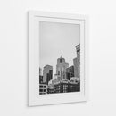 Skyline de Seattle - Blanco y Negro  - Wandering Pixels Co. | Cuadro decorativo de Canvas Lab