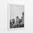 Skyline de Seattle - Blanco y Negro  - Wandering Pixels Co. | Cuadro decorativo de Canvas Lab