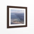 Vista Aérea de Chicago y el Lago Michigan - Wandering Pixels Co. | Cuadro decorativo de Canvas Lab