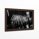 Letrero de Neón Borroso - Blanco y Negro - Wandering Pixels Co. | Cuadro decorativo de Canvas Lab