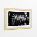 Letrero de Neón Borroso - Blanco y Negro - Wandering Pixels Co. | Cuadro decorativo de Canvas Lab