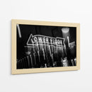 Letrero de Neón Borroso - Blanco y Negro - Wandering Pixels Co. | Cuadro decorativo de Canvas Lab