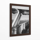 Ferry con Vista al Skyline de Seattle - Blanco y Negro - Wandering Pixels Co. | Cuadro decorativo de Canvas Lab