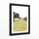 Pradera con Árboles en la Niebla - Wandering Pixels Co. | Cuadro decorativo de Canvas Lab