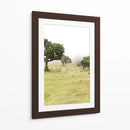Pradera con Árboles en la Niebla - Wandering Pixels Co. | Cuadro decorativo de Canvas Lab