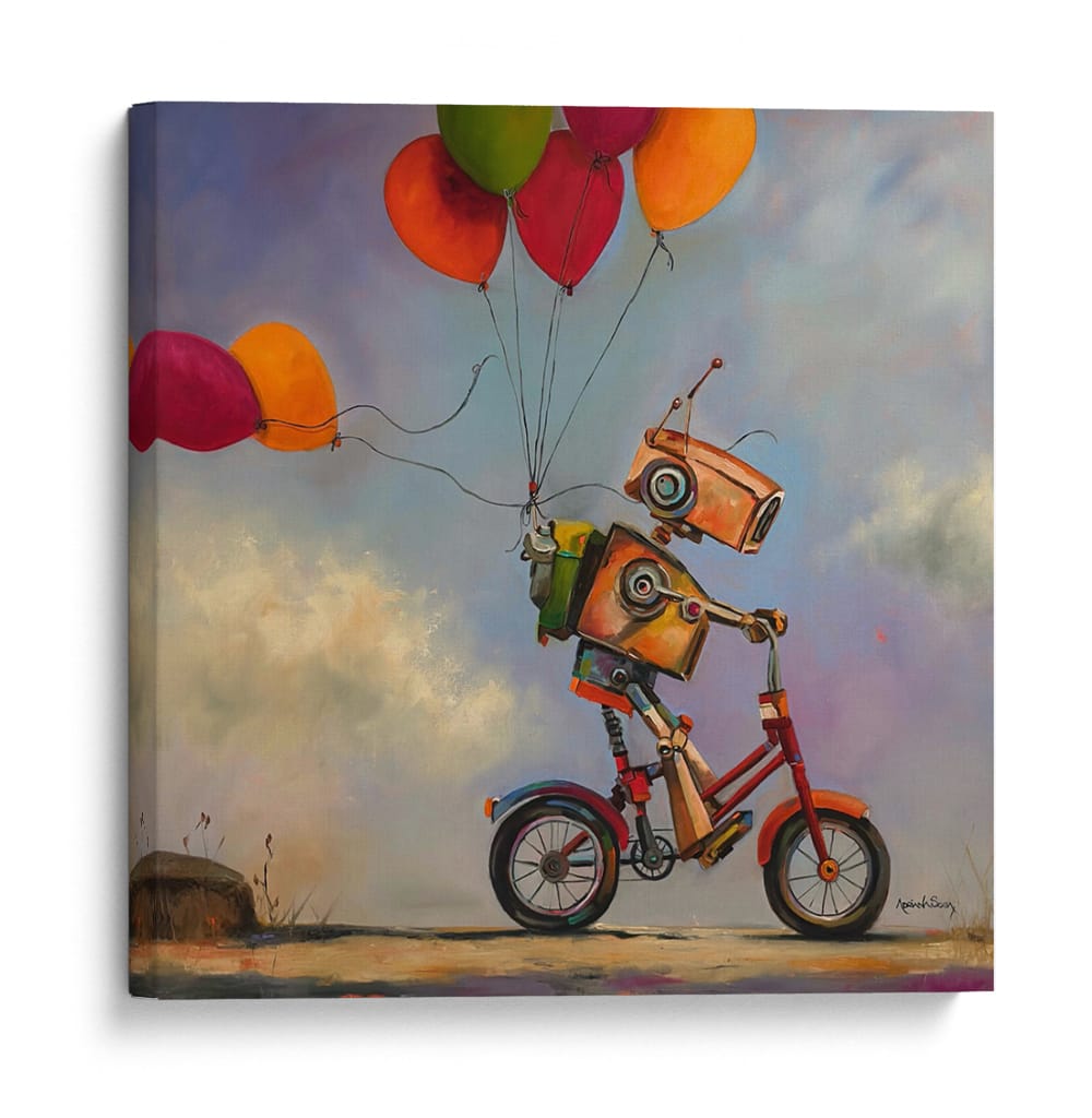 Andar en Bici - Adriana Sosa | Cuadro decorativo de Canvas Lab