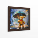 Colección Teddy Bajo lls lluvia - Adriana Sosa | Cuadro decorativo de Canvas Lab