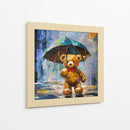Colección Teddy Bajo lls lluvia - Adriana Sosa | Cuadro decorativo de Canvas Lab