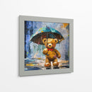 Colección Teddy Bajo lls lluvia - Adriana Sosa | Cuadro decorativo de Canvas Lab