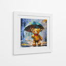 Colección Teddy Bajo lls lluvia - Adriana Sosa | Cuadro decorativo de Canvas Lab
