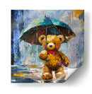 Colección Teddy Bajo lls lluvia - Adriana Sosa | Cuadro decorativo de Canvas Lab