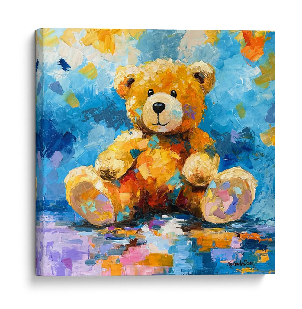 Colección Teddy feliz - Adriana Sosa | Cuadro decorativo de Canvas Lab