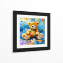 Colección Teddy feliz - Adriana Sosa | Cuadro decorativo de Canvas Lab
