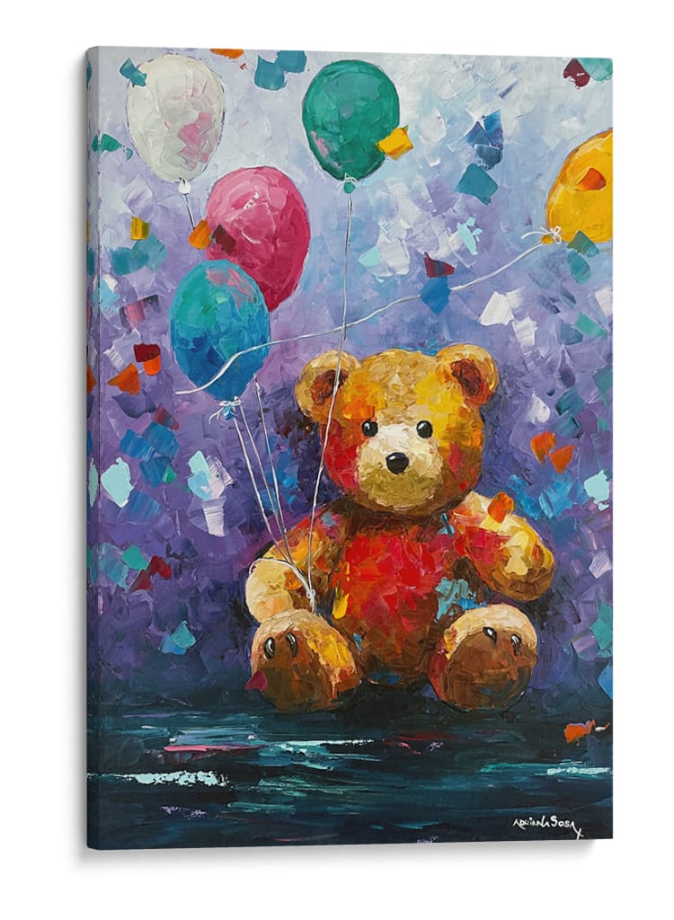 Colección Teddy A volar - Adriana Sosa | Cuadro decorativo de Canvas Lab