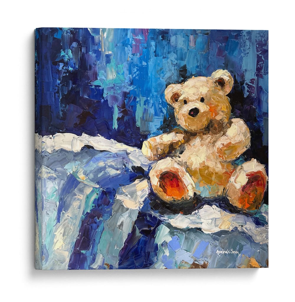 Colección Teddy Esperando - Adriana Sosa | Cuadro decorativo de Canvas Lab
