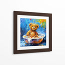 Colección Teddy Tomando un baño - Adriana Sosa | Cuadro decorativo de Canvas Lab