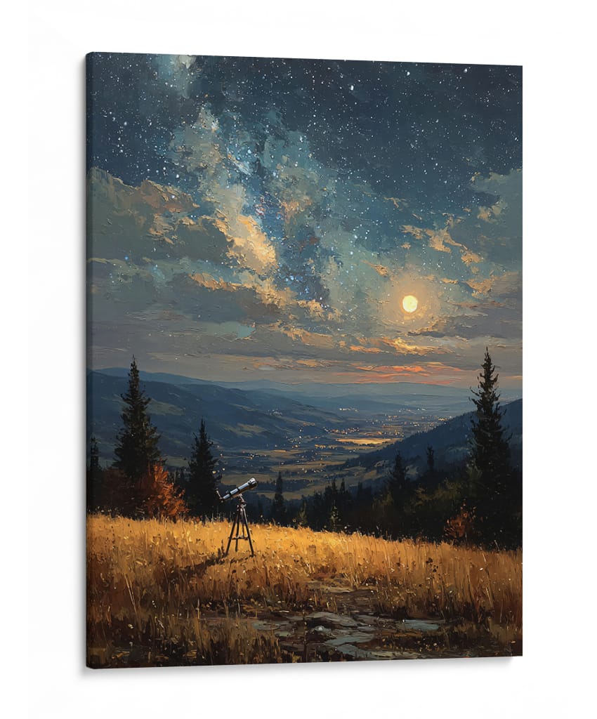 Paisaje lunar  - DIEGO D L | Cuadro decorativo de Canvas Lab