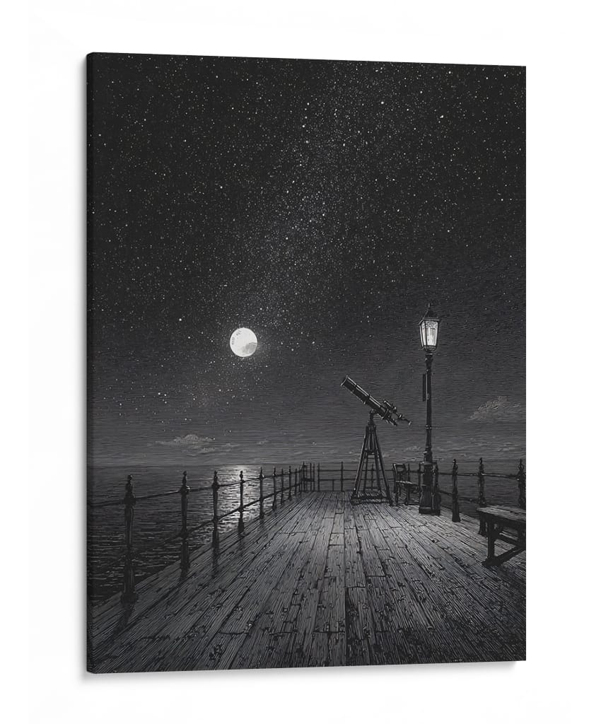 Noche lunar - DIEGO D L | Cuadro decorativo de Canvas Lab