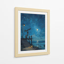 Pier lunar  - DIEGO D L | Cuadro decorativo de Canvas Lab