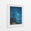 Pier lunar  - DIEGO D L | Cuadro decorativo de Canvas Lab