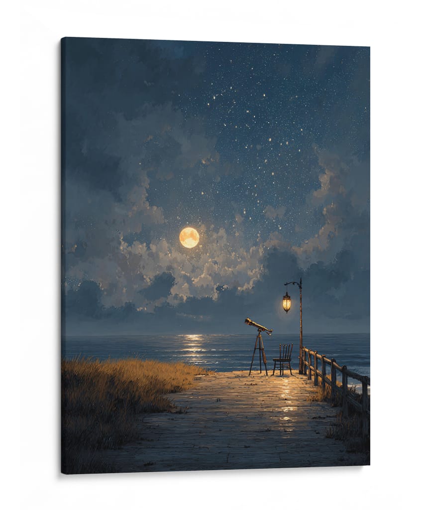 Orilla lunar - DIEGO D L | Cuadro decorativo de Canvas Lab