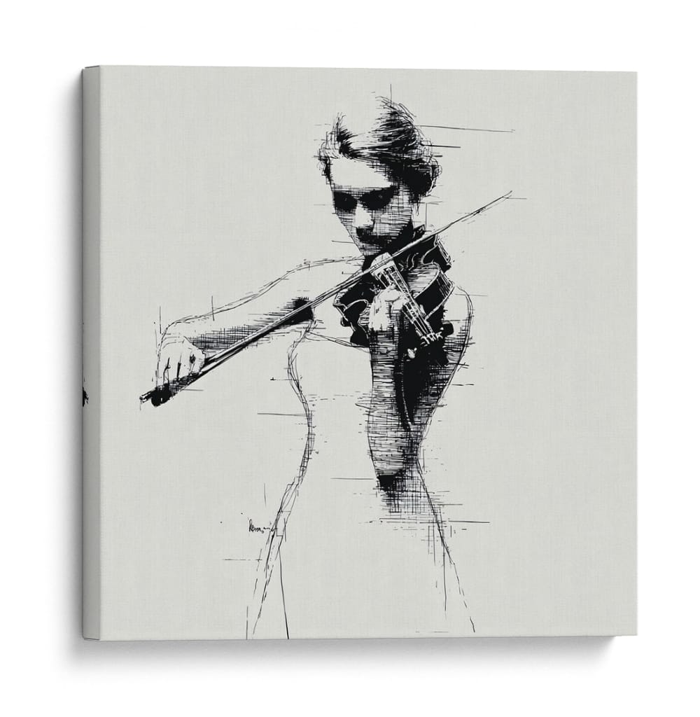 Violinista - DIEGO D L | Cuadro decorativo de Canvas Lab