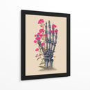Huesos y flores - DIEGO D L | Cuadro decorativo de Canvas Lab