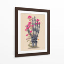 Huesos y flores - DIEGO D L | Cuadro decorativo de Canvas Lab