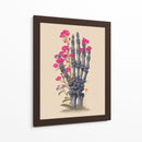 Huesos y flores - DIEGO D L | Cuadro decorativo de Canvas Lab