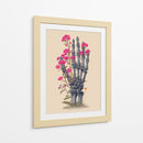 Huesos y flores - DIEGO D L | Cuadro decorativo de Canvas Lab
