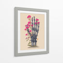 Huesos y flores - DIEGO D L | Cuadro decorativo de Canvas Lab
