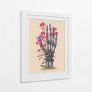 Huesos y flores - DIEGO D L | Cuadro decorativo de Canvas Lab