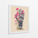 Huesos y flores - DIEGO D L | Cuadro decorativo de Canvas Lab