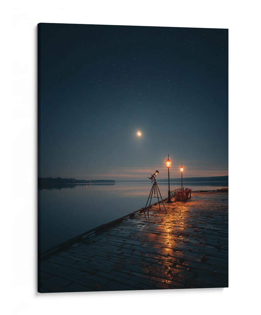 Vista lunar - DIEGO D L | Cuadro decorativo de Canvas Lab