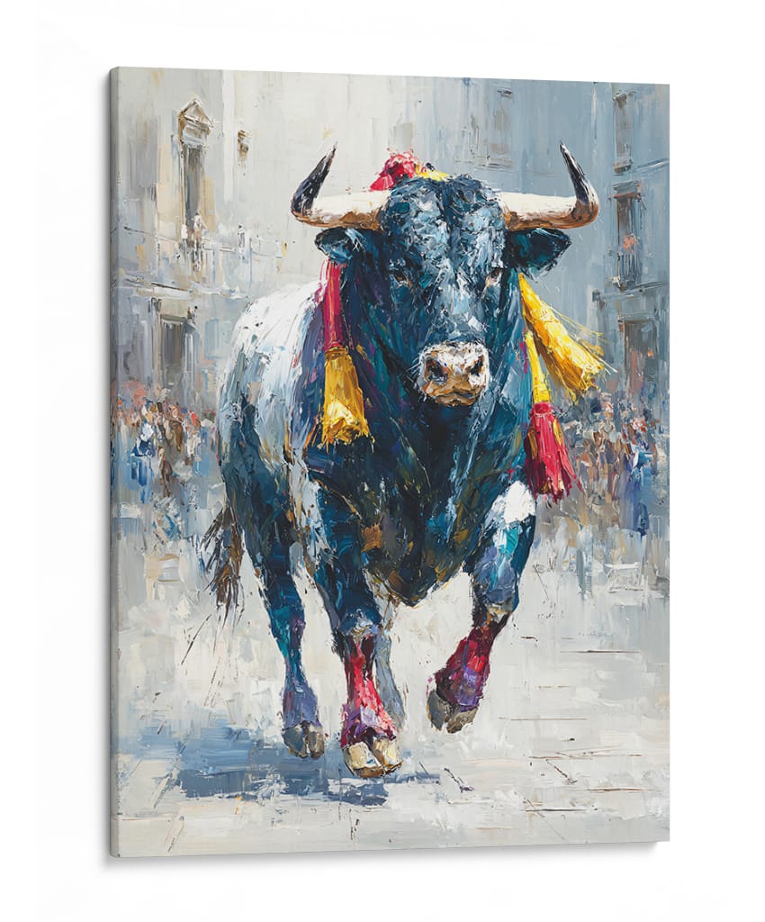 Toro español - DIEGO D L | Cuadro decorativo de Canvas Lab