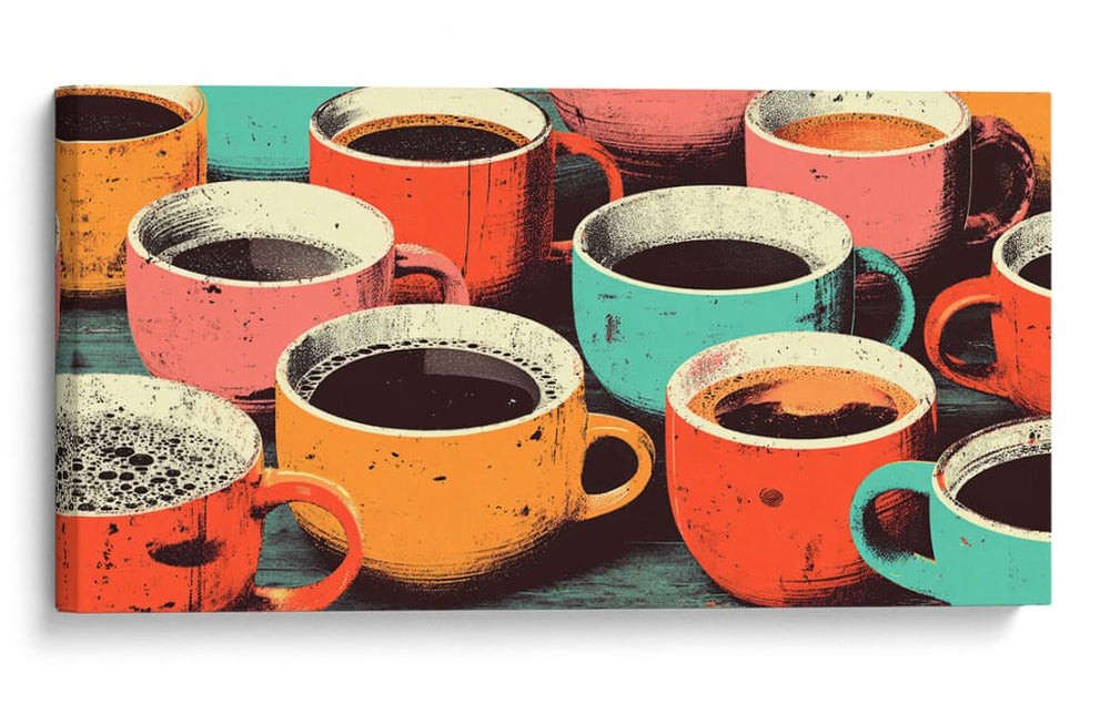 Tazas - DIEGO D L | Cuadro decorativo de Canvas Lab