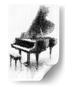Piano de puntos - DIEGO D L | Cuadro decorativo de Canvas Lab
