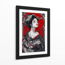 Elegancia Escarlata - Puffy Design | Cuadro decorativo de Canvas Lab