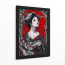 Elegancia Escarlata - Puffy Design | Cuadro decorativo de Canvas Lab