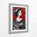 Elegancia Escarlata - Puffy Design | Cuadro decorativo de Canvas Lab