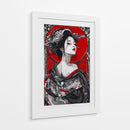 Elegancia Escarlata - Puffy Design | Cuadro decorativo de Canvas Lab