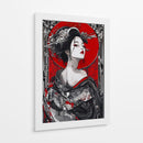 Elegancia Escarlata - Puffy Design | Cuadro decorativo de Canvas Lab