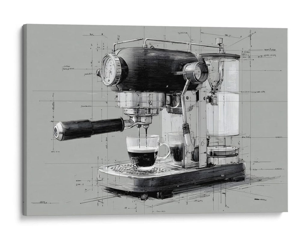 Cafeina matutina - DIEGO D L | Cuadro decorativo de Canvas Lab
