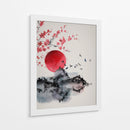 Cénit Carmesí - Puffy Design | Cuadro decorativo de Canvas Lab