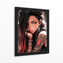 Borde Rojo - Puffy Design | Cuadro decorativo de Canvas Lab