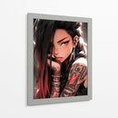 Borde Rojo - Puffy Design | Cuadro decorativo de Canvas Lab